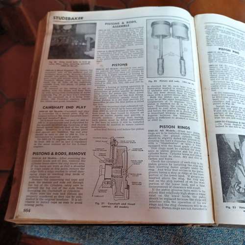 Motor`s Auto Repair Manual ~ 1954 ~ Hard cover