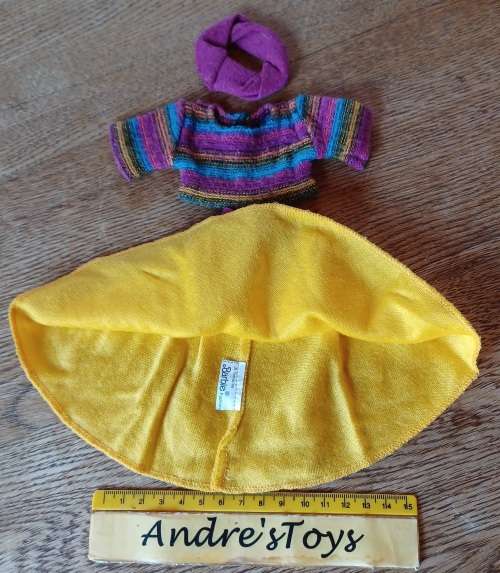 Original Vintage Barbie - Outfit ~ Skirts top & scarf