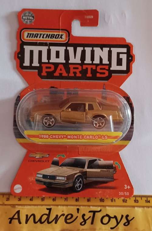 2021 Matchbox ~ Moving Parts ~30/50 1988 Chevy Monte Carlo LS ~ Mint on card