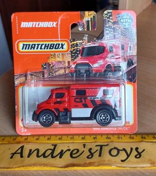 2022 Matchbox ~85/100 ~ MBX Armored Truck ~ Mint on Short card
