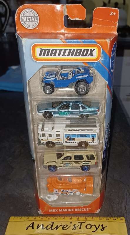 Matchbox ~ 5 Pack - MBX Marine Rescue ~ 2020