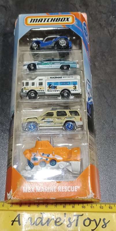 Matchbox ~ 5 Pack - MBX Marine Rescue ~ 2020