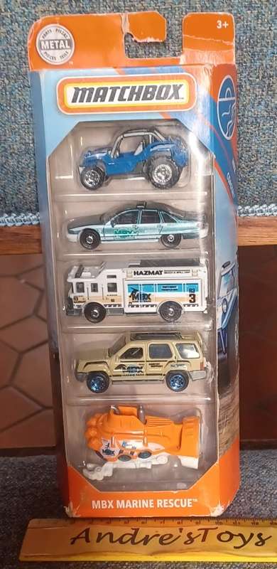 Matchbox ~ 5 Pack - MBX Marine Rescue ~ 2020