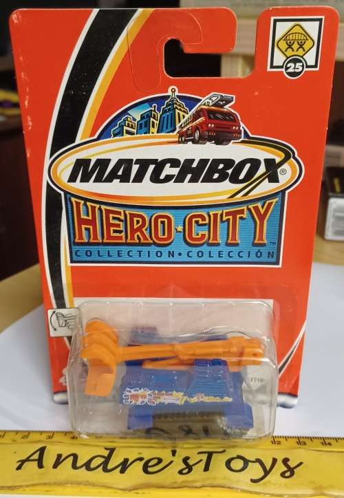 2002 Matchbox ~  #25 Demolition Machine ~ Mint on Long Card
