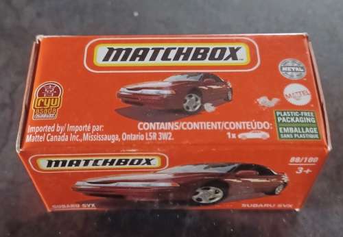 2021 Matchbox ~ Grab Box ~ 88/100 ~ `Subru SVX ~ Mint in sealed box