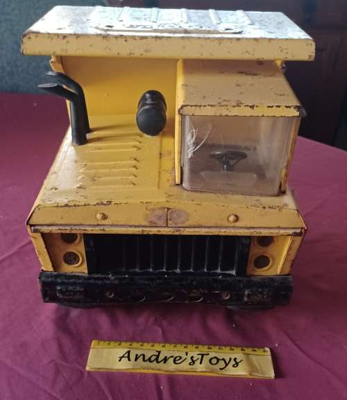 Tonka Vintage ~ Mighty Tonka Yellow Dump Truck ~ Pressed Steel All Original