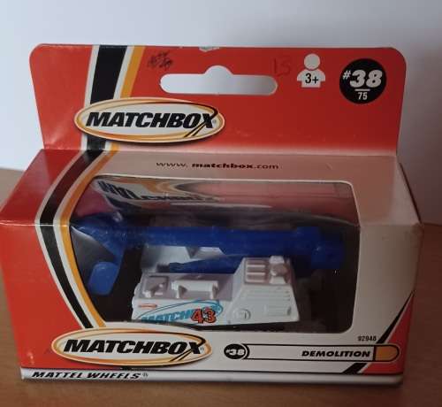 Matchbox ~ Window Box ~ #38 Demolition ~ Date on box 2000