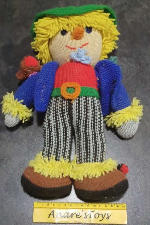 Knitted Scarecrow doll  ~ 60`s
