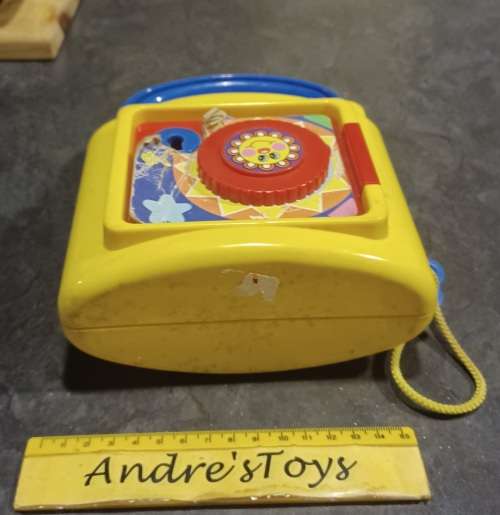 Vintage Redbox 1988 safe lock with key Shape Sorting incomplete ~ Toddler toy