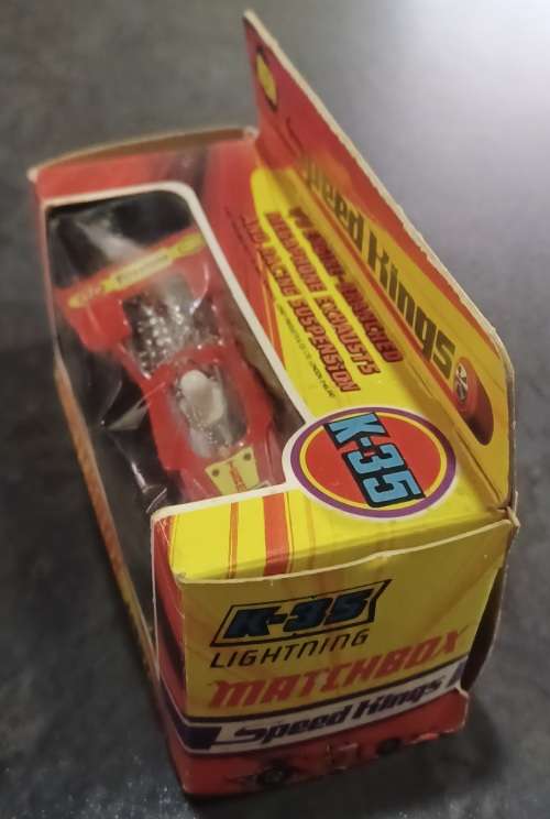 Matchbox Speed Kings ~  K-35 Lightning  ~ With original box