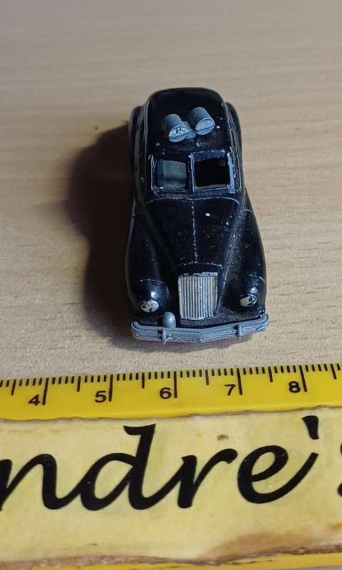 Vintage Budgie Toys ~ NO.5 Wolsey Six-Eight Police Car ~ loose