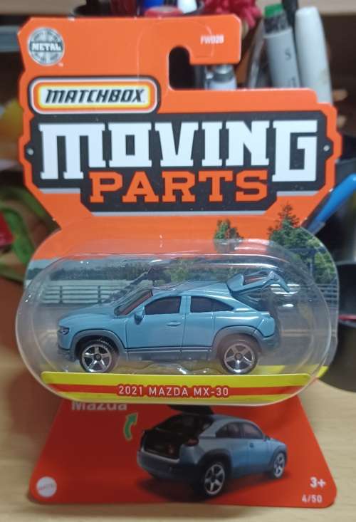 2022 Matchbox ~ Moving Parts ~4/50  2001 Mazda MX -30 ~ Mint on card