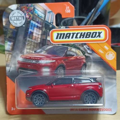 2019 Matchbox ~ 31/100 `2014 Range Rover Evoque ~ Mint on Short card