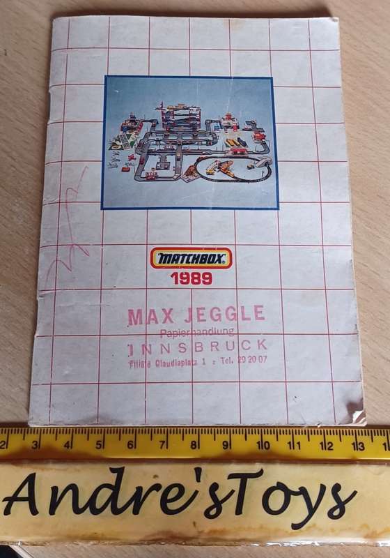 Matchbox catalog ~ German edition ~ 1989