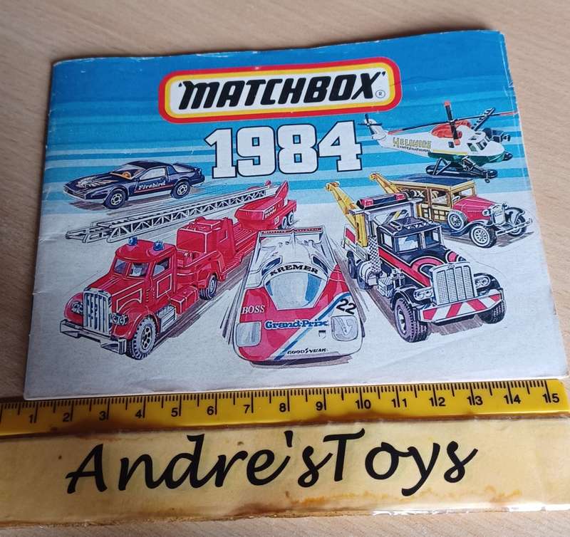 Matchbox catalog ~ England. edition ~ 1984