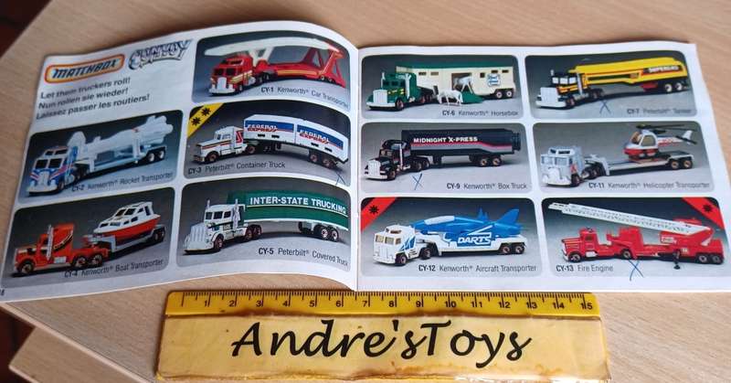 Matchbox catalog ~ England. edition ~ 1984