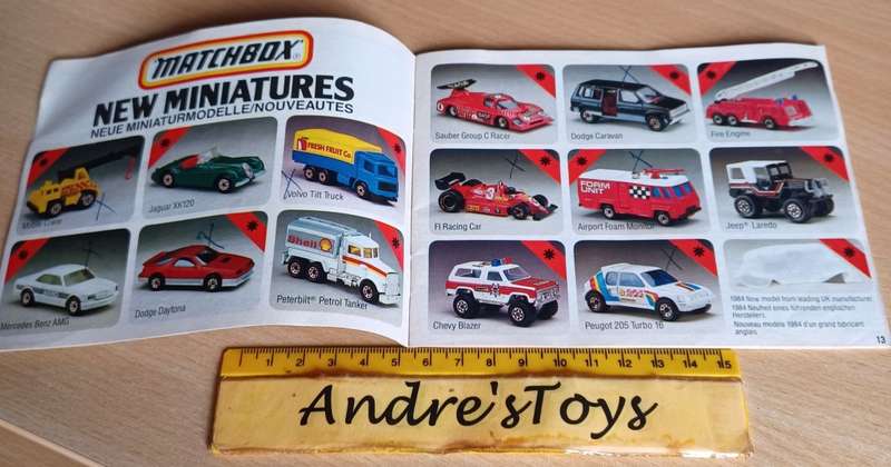 Matchbox catalog ~ England. edition ~ 1984