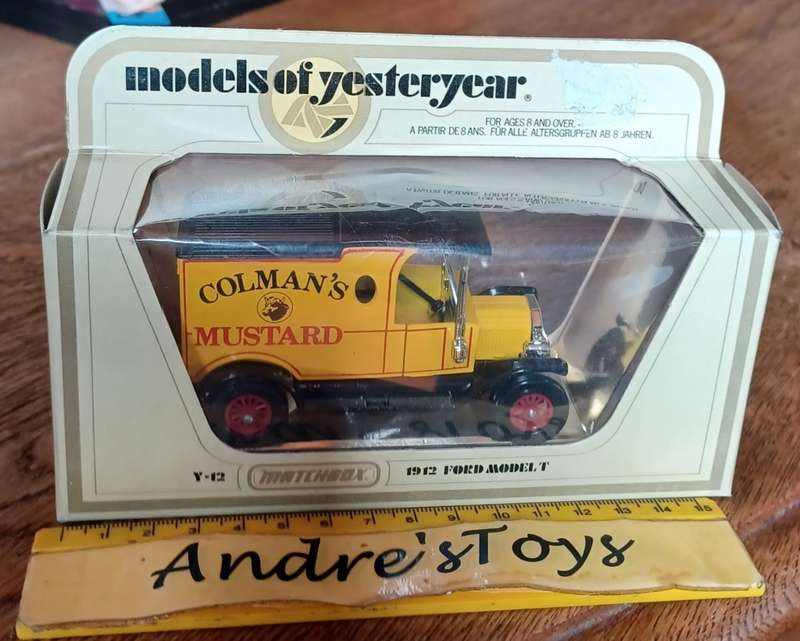 Matchbox Models of Yesteryear ~ Y12 1912 Ford Model T ~ Boxed