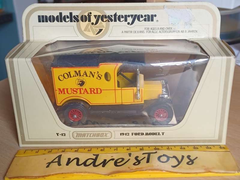 Matchbox Models of Yesteryear ~ Y12 1912 Ford Model T ~ Boxed