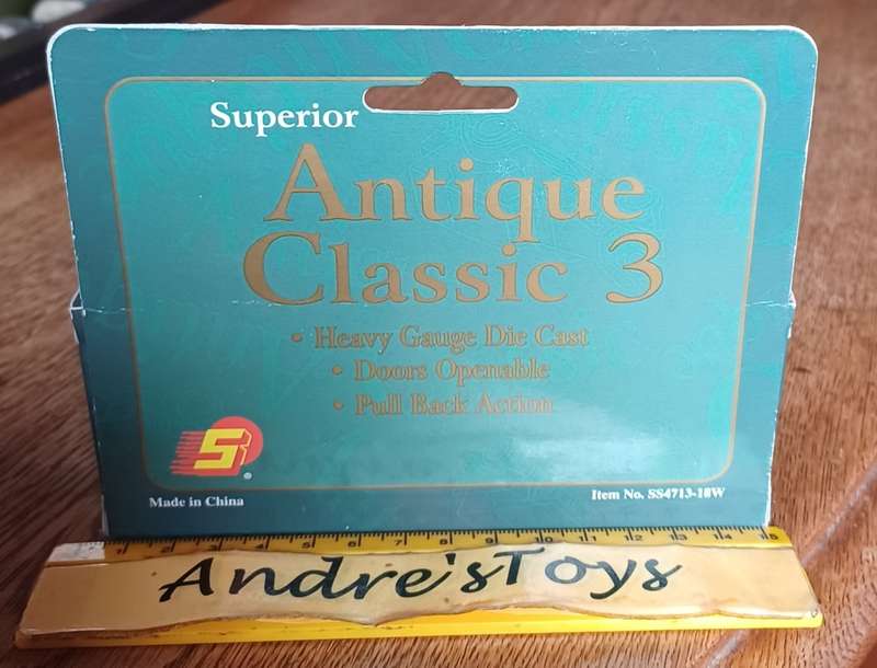 Die Cast ~ Antique Classic 3 ~  item No.SS4713-18W ~ Boxed `White`