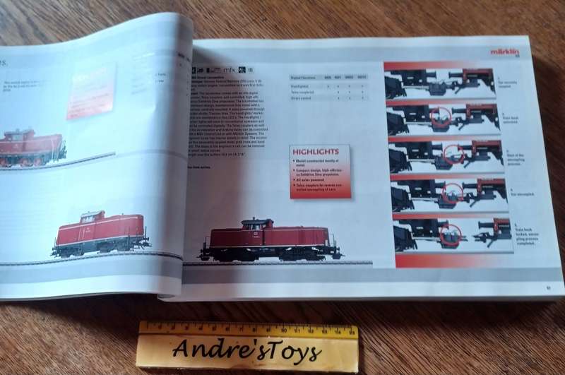 Model train ~ Marklin ~ Presentation Book for 2007/08