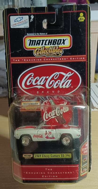 Matchbox Collectables ~ Coca cola ~  `Enduring Characters` Edition ~ 1969 Chevy Camaro SS-396