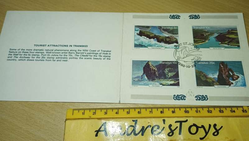 INFO Card ~ 1980 Transkei ~ Port ST Johns