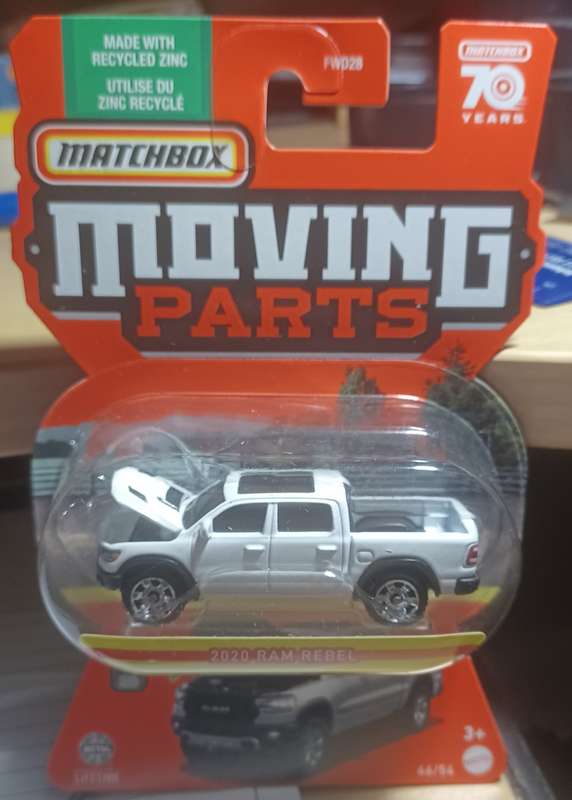 2023 Matchbox ~ Moving Parts ~ 46/54 2020 Ram Rebel~ Mint on card