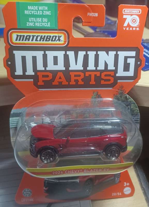 2023 Matchbox ~ Moving Parts ~20/54 2024 Chevy Blazer EV ~ Mint on card