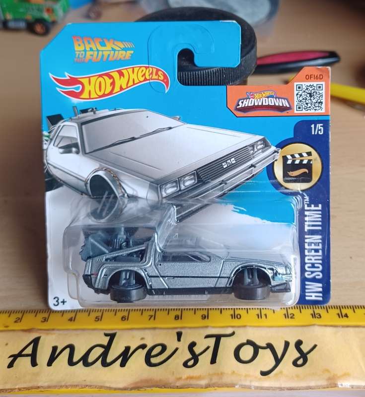Hotwheels ~ HW Screen Time ~ Time Machine Hoover Mode. ~ Carded (Back to the Future)