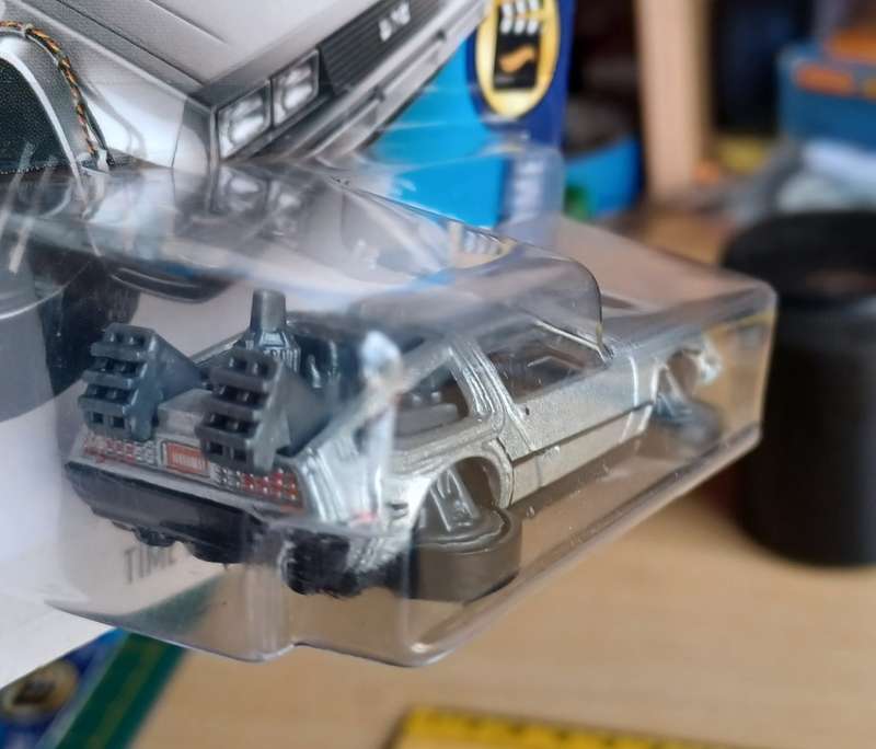Hotwheels ~ HW Screen Time ~ Time Machine Hoover Mode. ~ Carded (Back to the Future)