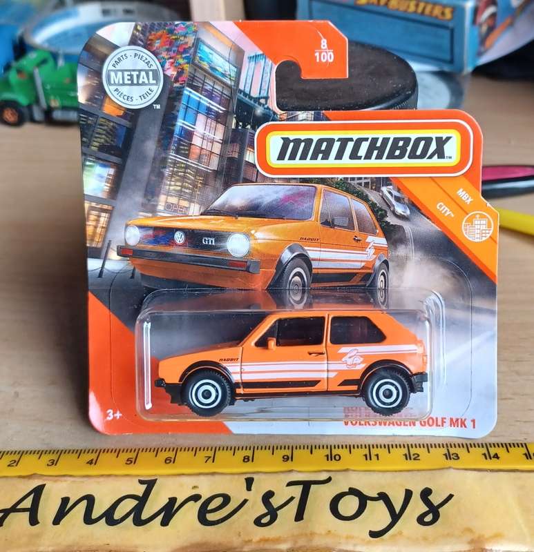 2019 Matchbox ~ 8/100 ~ Volkswagen Golf MK1 ~ Mint on Short card