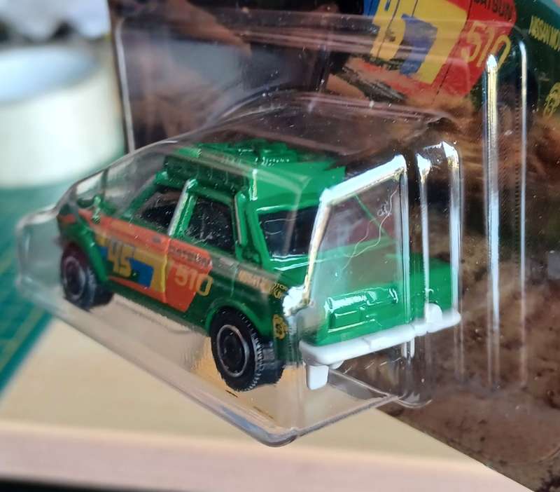 2020 Matchbox ~ OffRoad Rally ~ 1970 Datsun 510 Rally ~ Mint on Long card