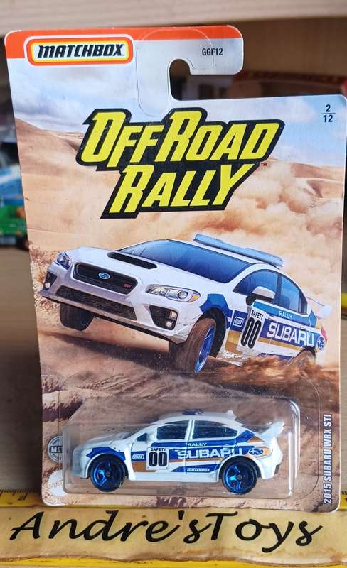 2020 Matchbox ~ OffRoad Rally ~ 2015 Subaru WRX STI ~ Mint on Long card