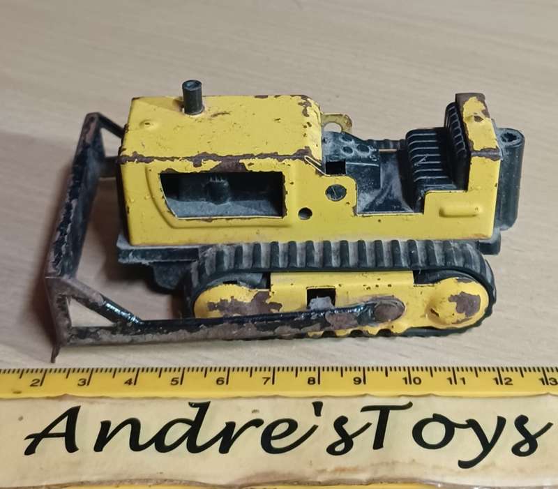 VINTAGE METAL (tin-plate) TONKA ~ BULLDOZER TRUCK - Mini