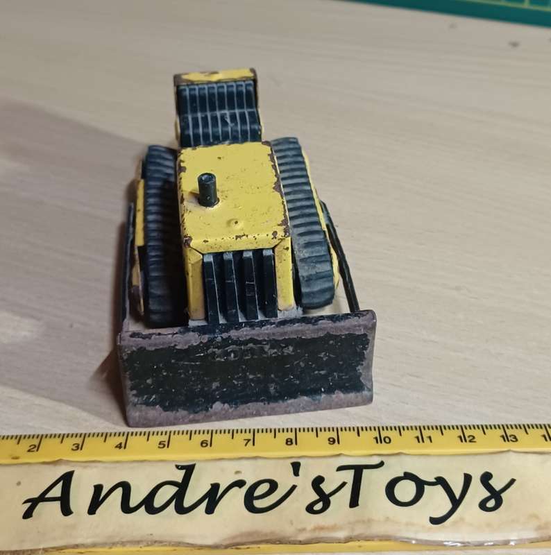 VINTAGE METAL (tin-plate) TONKA ~ BULLDOZER TRUCK - Mini