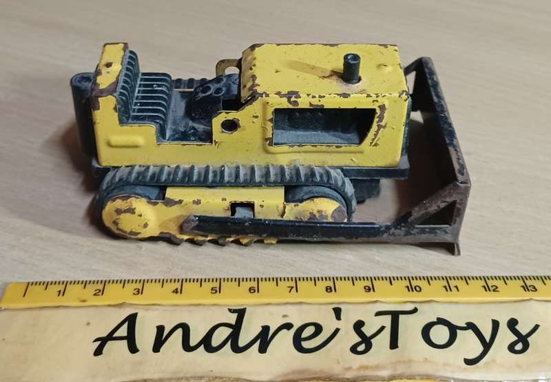 VINTAGE METAL (tin-plate) TONKA ~ BULLDOZER TRUCK - Mini