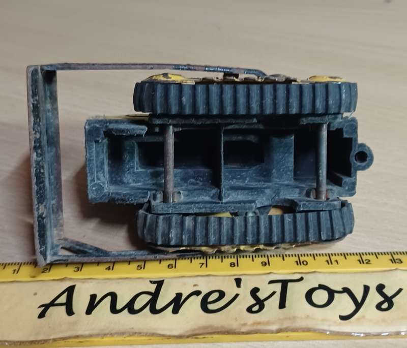 VINTAGE METAL (tin-plate) TONKA ~ BULLDOZER TRUCK - Mini