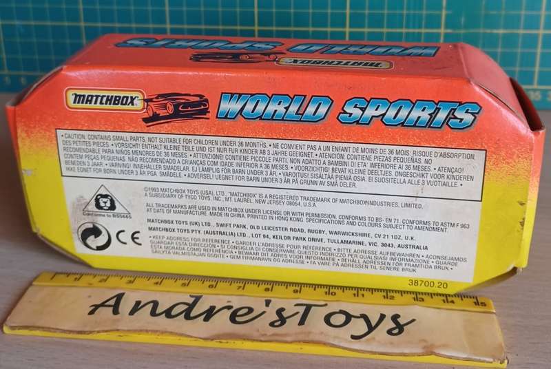 1993 Matchbox ~ World Sports ~ Ferrari