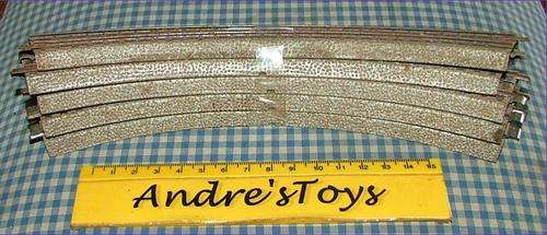 Marklin ~ TIN PLATE 3 RAIL TRAIN TRACKS ~ 5 Curves