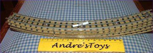 Horby - Dublo ~ TIN PLATE 3 RAIL TRAIN TRACKS ~ 5 Curves