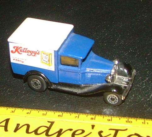 Matchbox Model A Ford "Kellogg's Corn flakes" with mail-a-way box