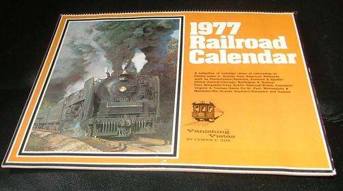 1977 Railroad calender