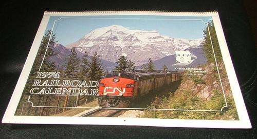 1974 Railroad calender