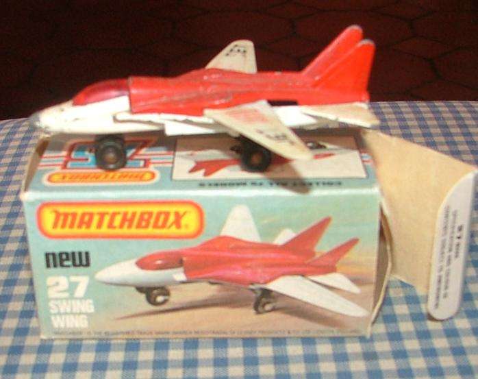 Matchbox Lesney - 1981 No27G Swing Jet - with Original Box