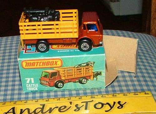Matchbox / Lesney ~ Superfast ~ No71 Cattle Truck - with Original Box