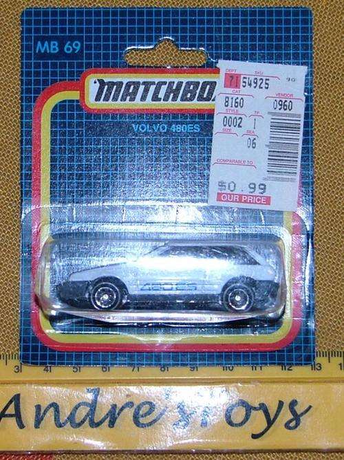 Matchbox 1987 - MB69 Volvo 480ES ~ Mint On Short Card