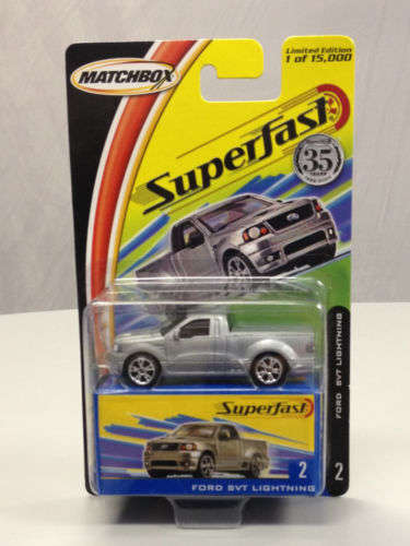MATCHBOX SUPERFAST 35 YEARS 1969-2004 Ford SVT Lightning #2 1/15,000