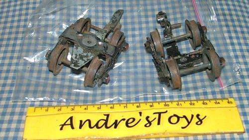 Model Train ~ O gauge brass Bogie set