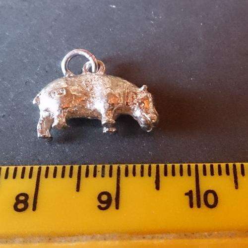 Vintage STERLING SILVER CHARM FOR BRACELET ~ Hipo
